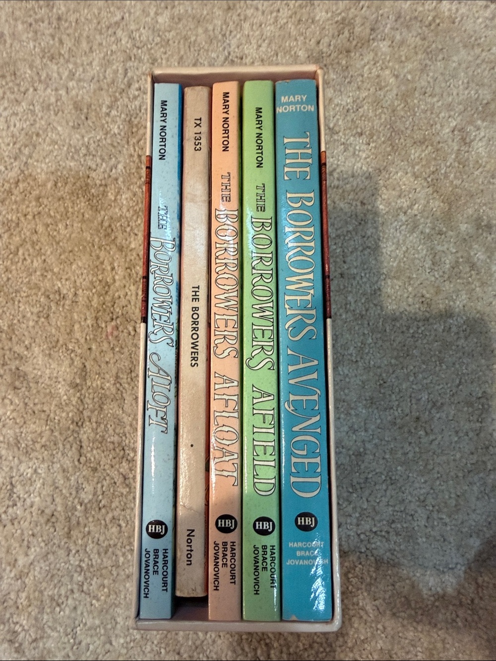 The Adventures of the Borrowers by Mary Norton - Set of 5 Paperback Book Set
